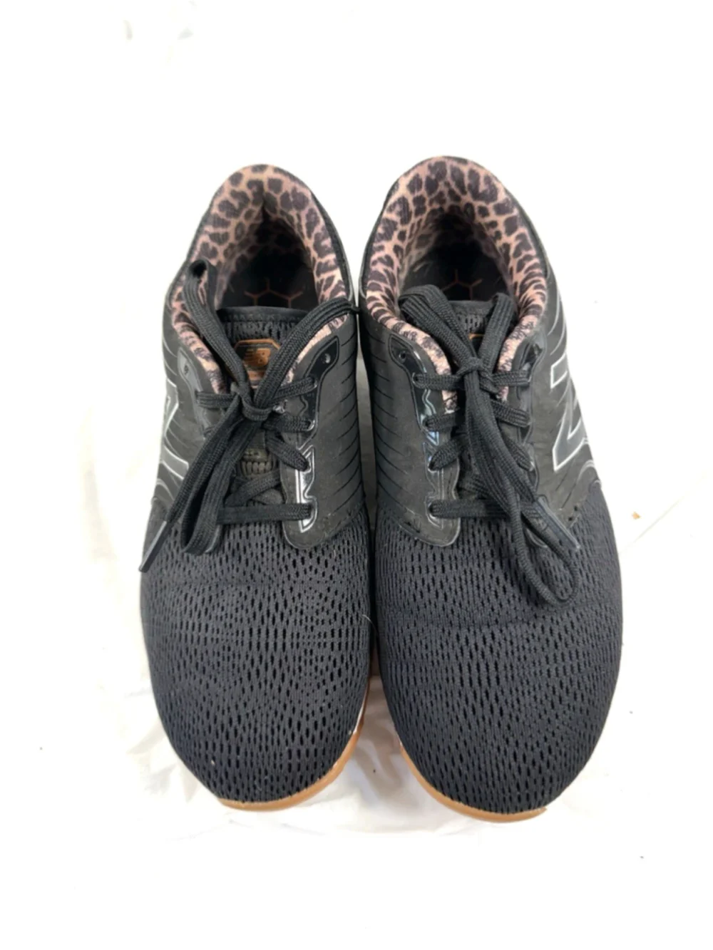 New Balance Women Sz 8.5 Fresh Foam Breathe Golf Shoes Black/Animal NBGW4002BKA